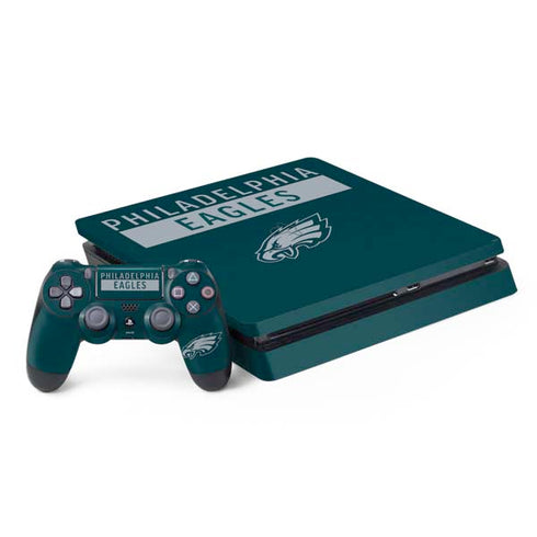 NFL Philadelphia Eagles Green Performance Series PS4 Slim Bundle Skin